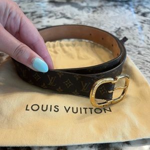 Louis Vuitton Mini Monogram 25MM belt